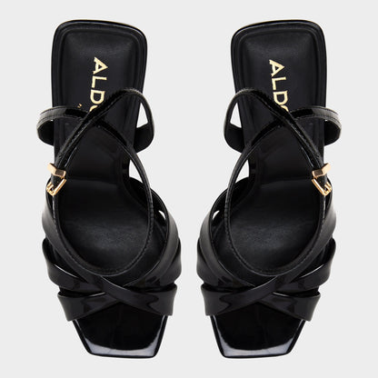 Meteora in Black - Strappy heeled sandal, Stiletto heel Aldo Black