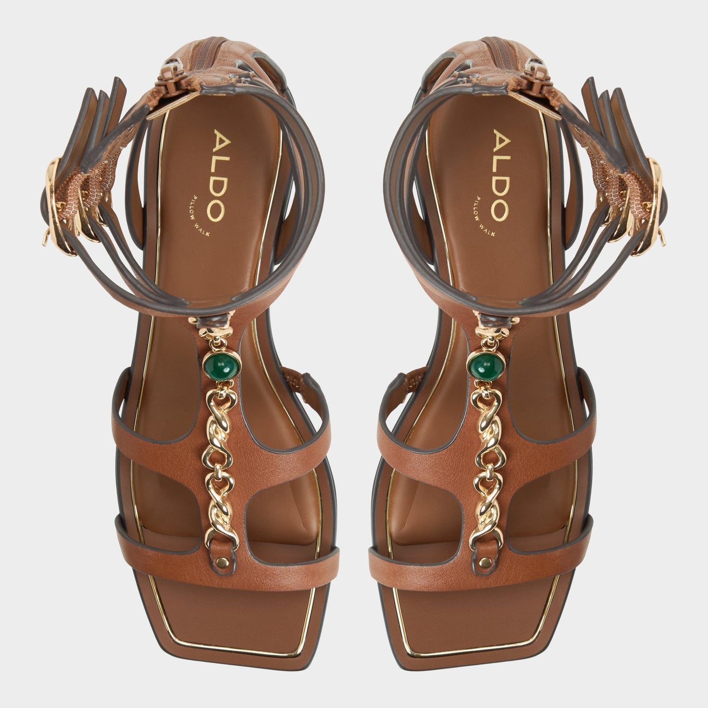 Marisea in Medium Brown - Gladiator sandal Aldo Medium brown