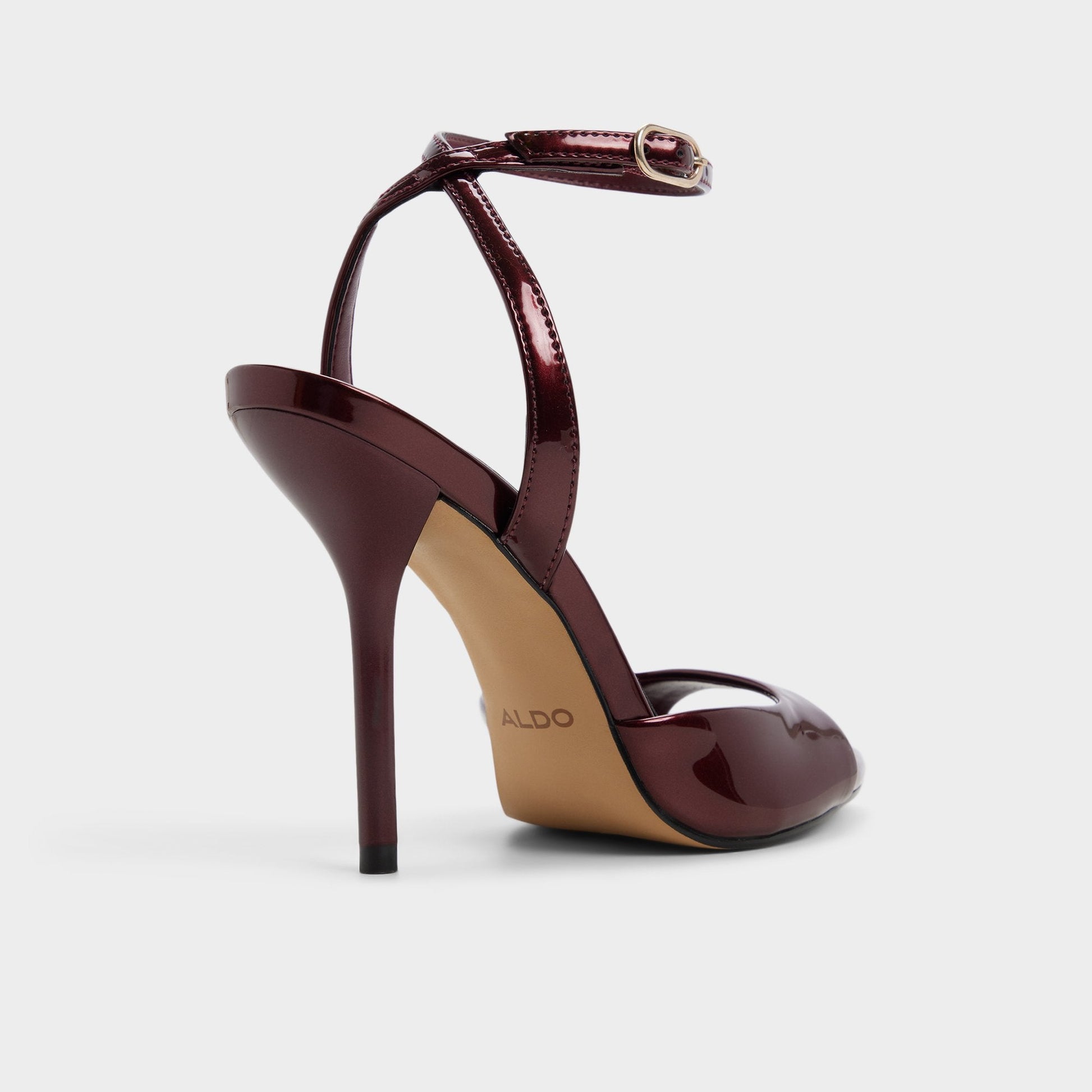 Forevermore in Medium Red - Strappy heeled sandal, Stiletto heel Aldo Medium red