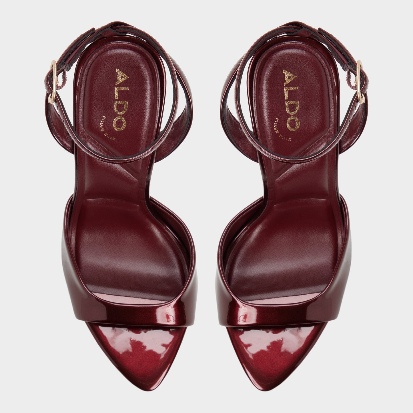 Forevermore in Medium Red - Strappy heeled sandal, Stiletto heel Aldo Medium red