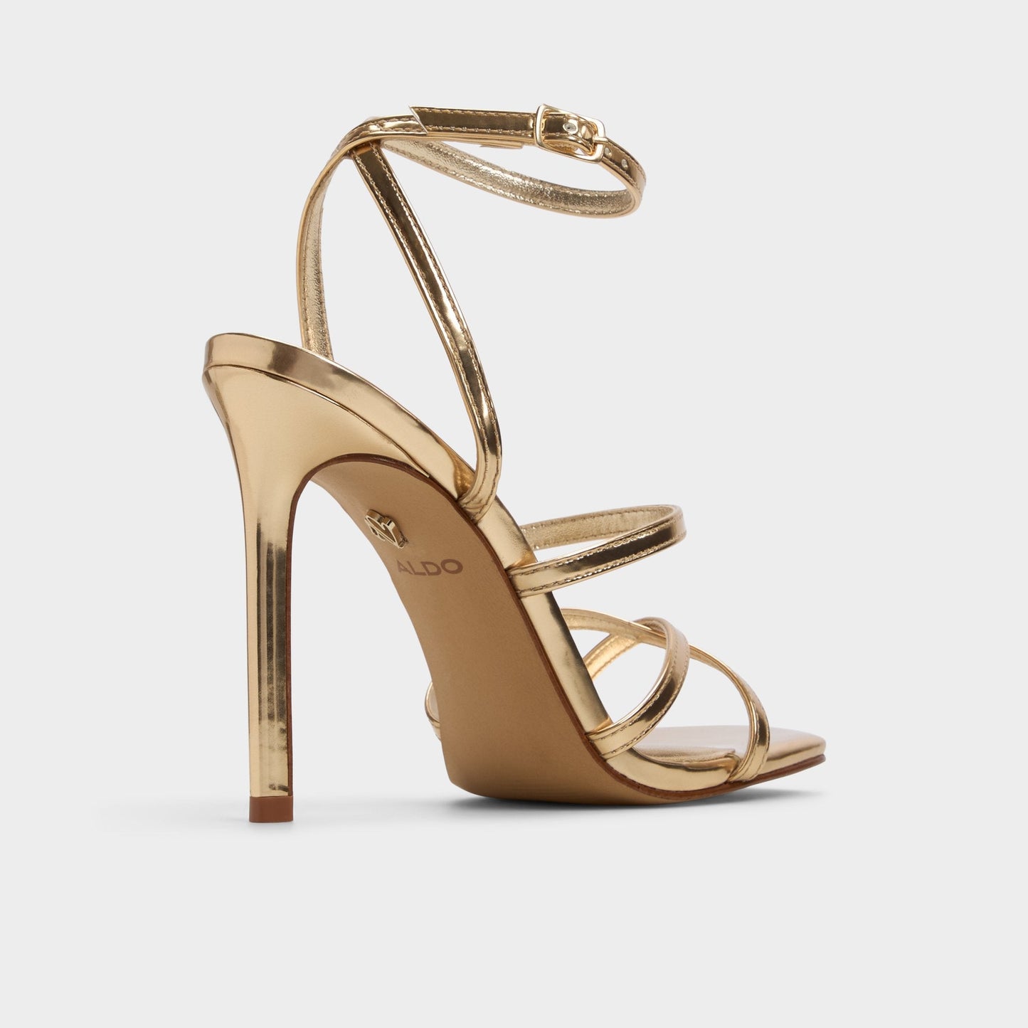 Galoi Gold Women's Iridescent metallics - Strappy heeled sandal Aldo Gold