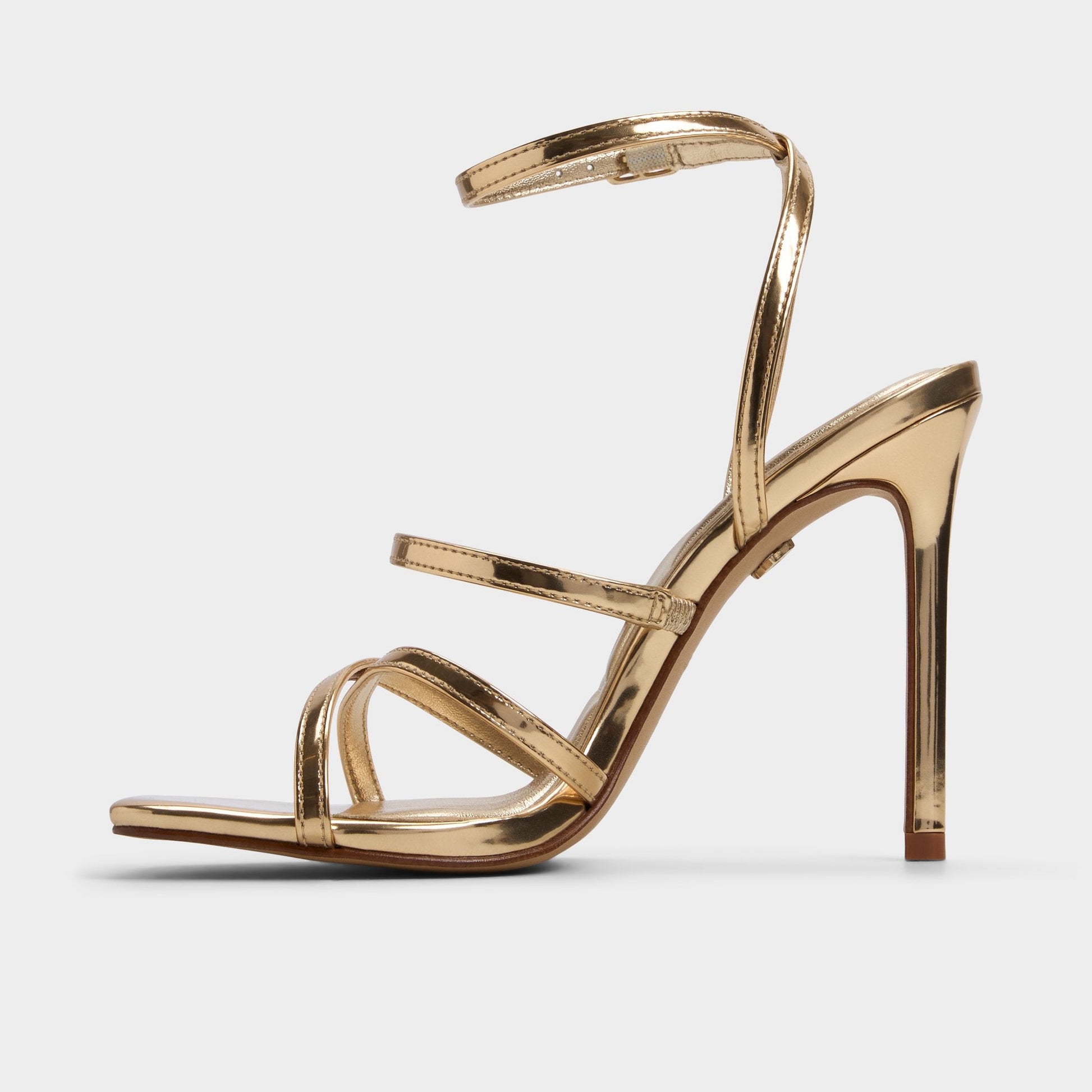 Galoi Gold Women's Iridescent metallics - Strappy heeled sandal Aldo Gold