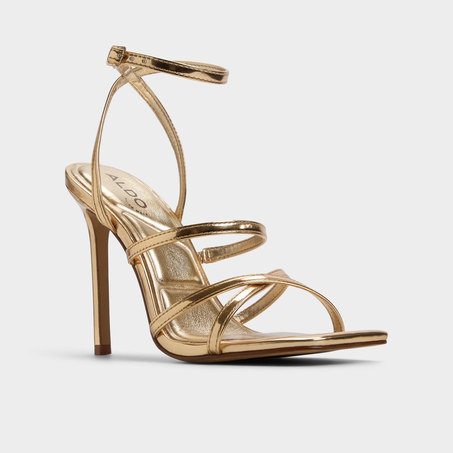 Galoi Gold Women's Iridescent metallics - Strappy heeled sandal Aldo Gold