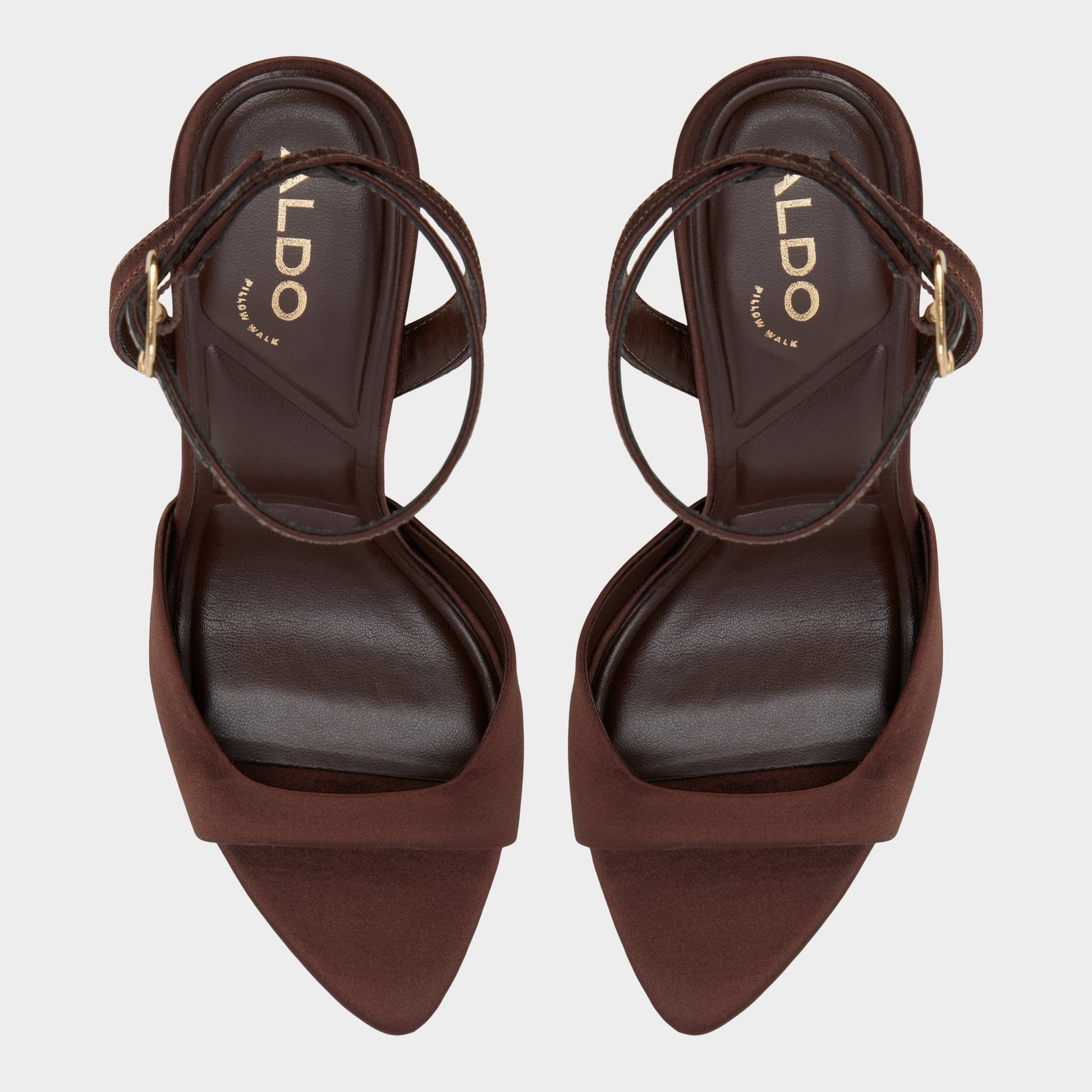 Forevermore in Dark Brown 14154135 - Strappy heeled sandal, Stiletto heel Aldo Dark brown