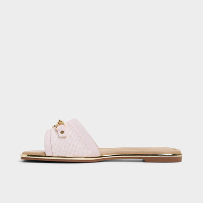 Alamassi Light Pink Women's Flats - Slide sandal Aldo Light Pink