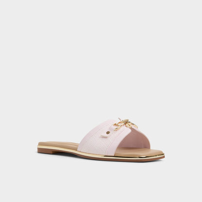 Alamassi Light Pink Women's Flats - Slide sandal Aldo Light Pink
