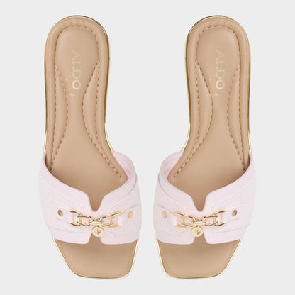 Alamassi Light Pink Women's Flats - Slide sandal Aldo Light Pink