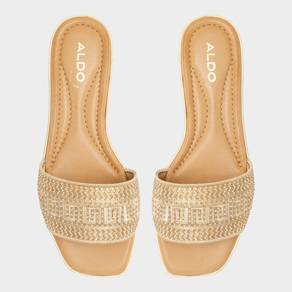 Oceania in Xt Gold - Slide sandal Aldo Gold