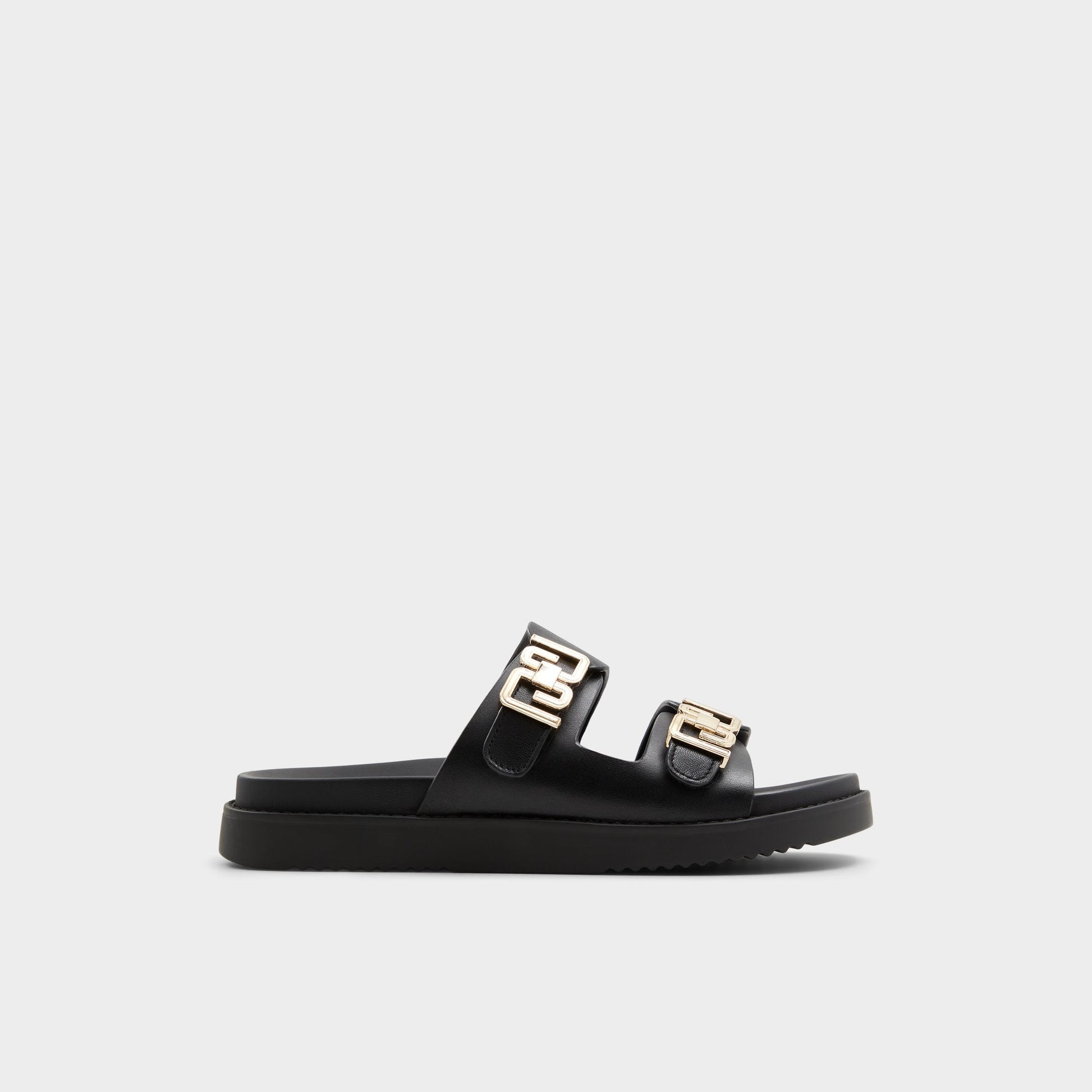 Alessie Black Women's Footbed sandals - Footbed sandal, Footbed sandal Aldo Black