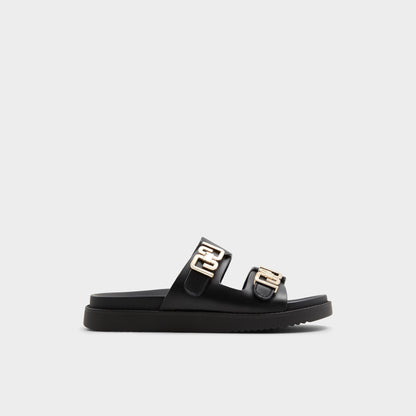 Alessie Black Women's Footbed sandals - Footbed sandal, Footbed sandal Aldo Black