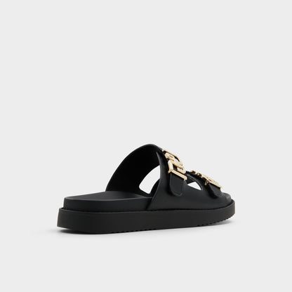 Alessie Black Women's Footbed sandals - Footbed sandal, Footbed sandal Aldo Black