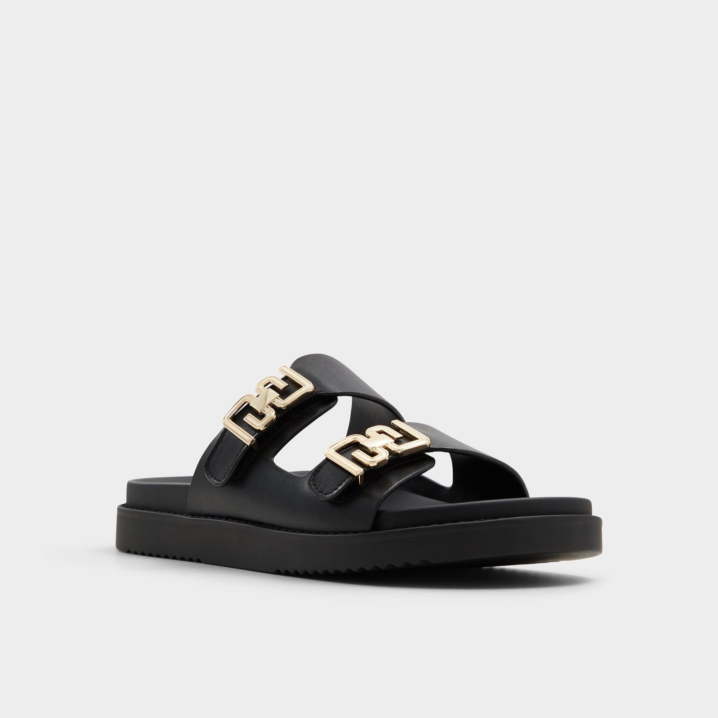 Alessie Black Women's Footbed sandals - Footbed sandal, Footbed sandal Aldo Black