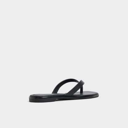Theao Black Women's Flats - Flip flop Aldo Black