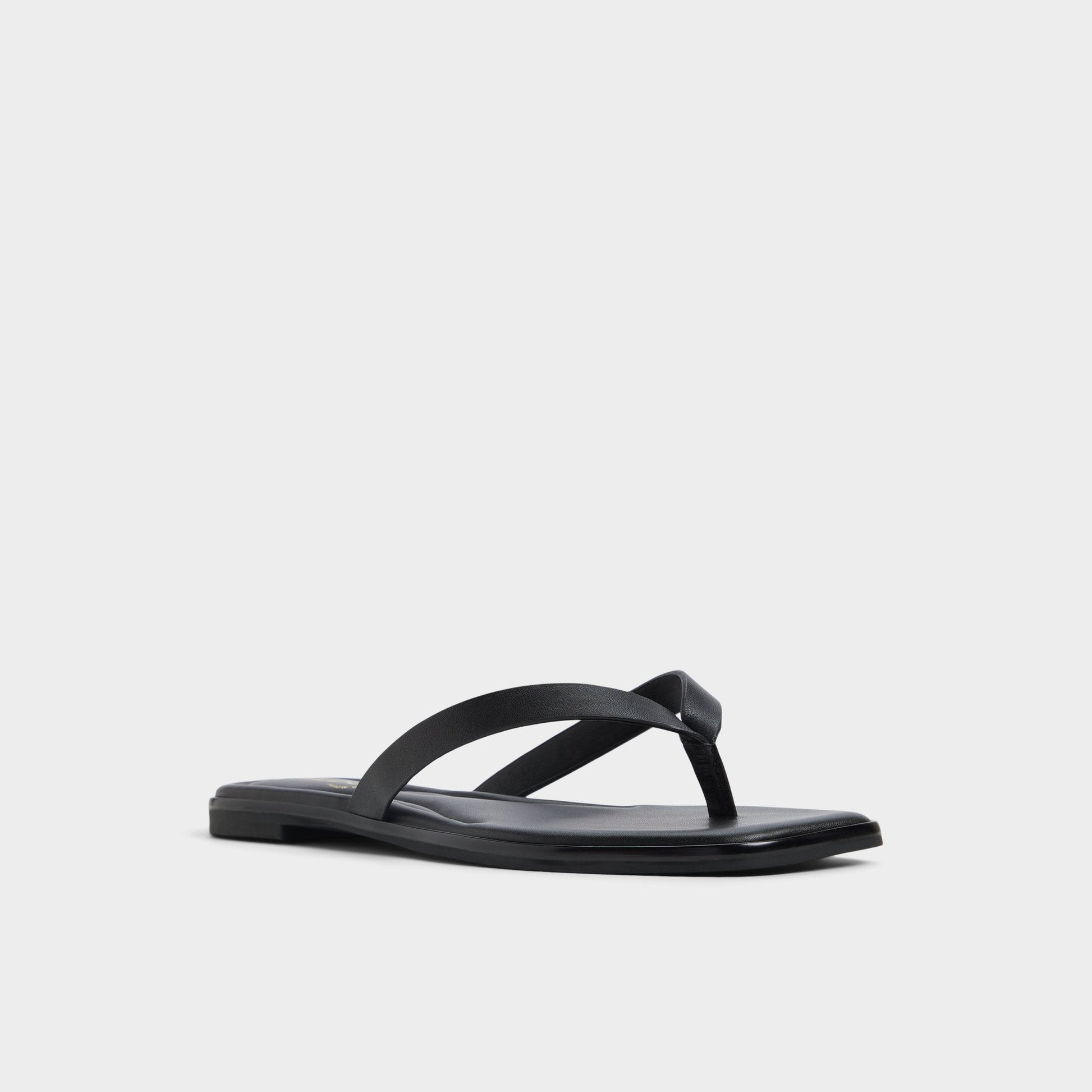 Theao Black Women's Flats - Flip flop Aldo Black