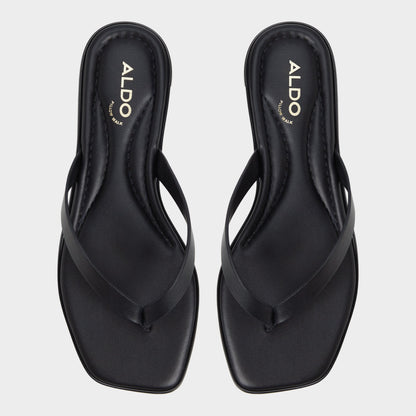 Theao Black Women's Flats - Flip flop Aldo Black