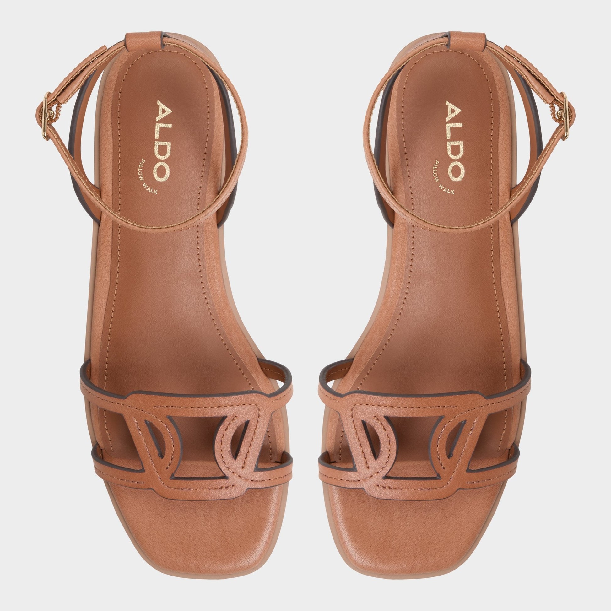 Greengrove Medium Brown Women's Flats - Flat sandal Aldo Medium brown