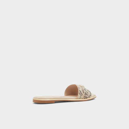 Darine Natural Women's Flats - Slide sandal Aldo Natural