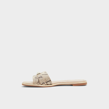 Darine Natural Women's Flats - Slide sandal Aldo Natural