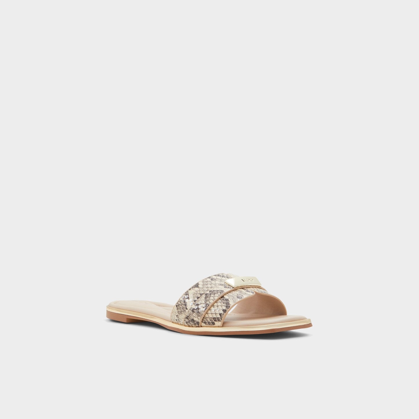 Darine Natural Women's Flats - Slide sandal Aldo Natural