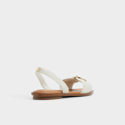 Goassi White/Bone Women's Flats - Flat sandal Aldo White/bone
