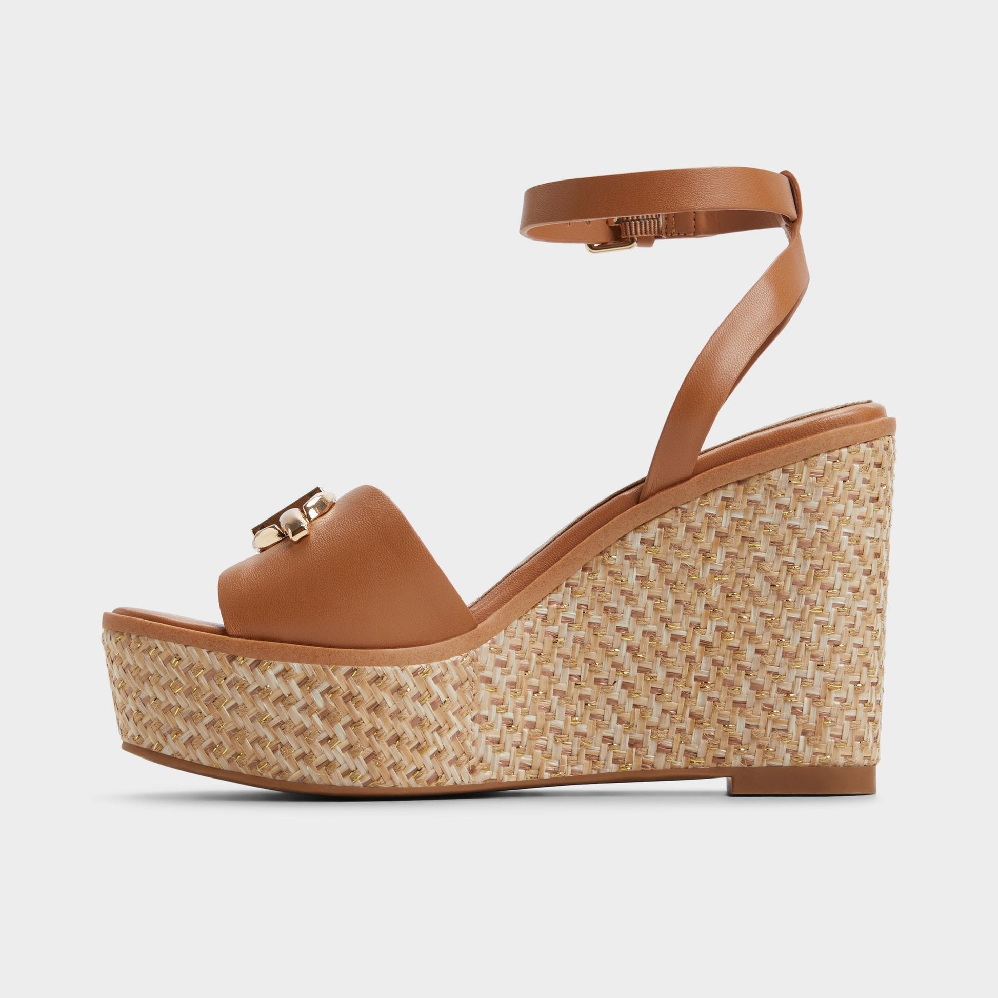 Ybylin Medium Brown Women's Wedges - Wedge sandal, Wedge heel Aldo Medium Brown
