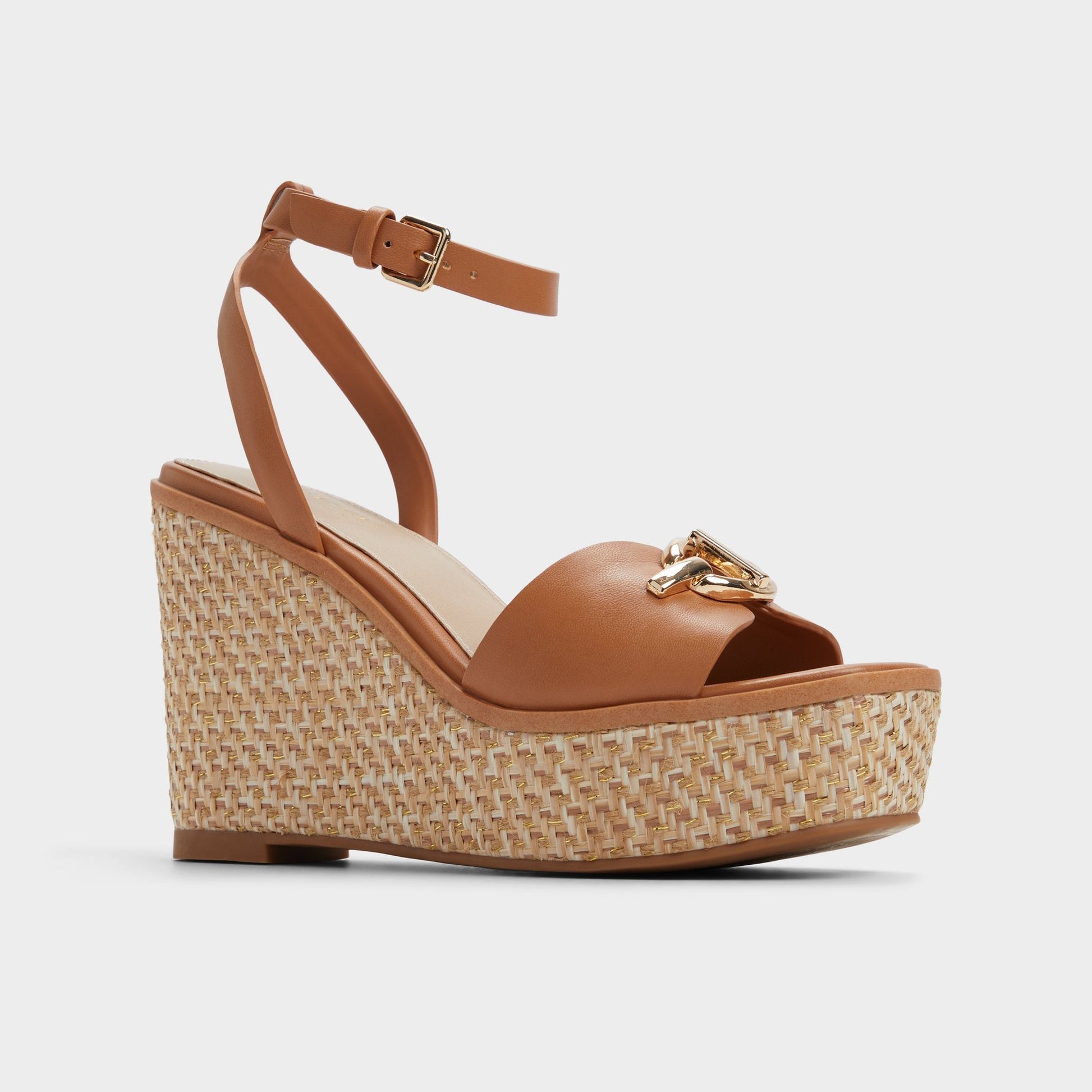 Ybylin Medium Brown Women's Wedges - Wedge sandal, Wedge heel Aldo Medium Brown