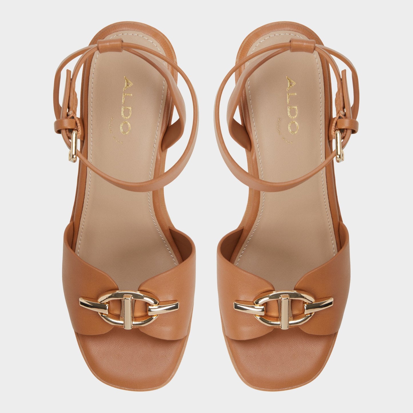 Ybylin Medium Brown Women's Wedges - Wedge sandal, Wedge heel Aldo Medium Brown