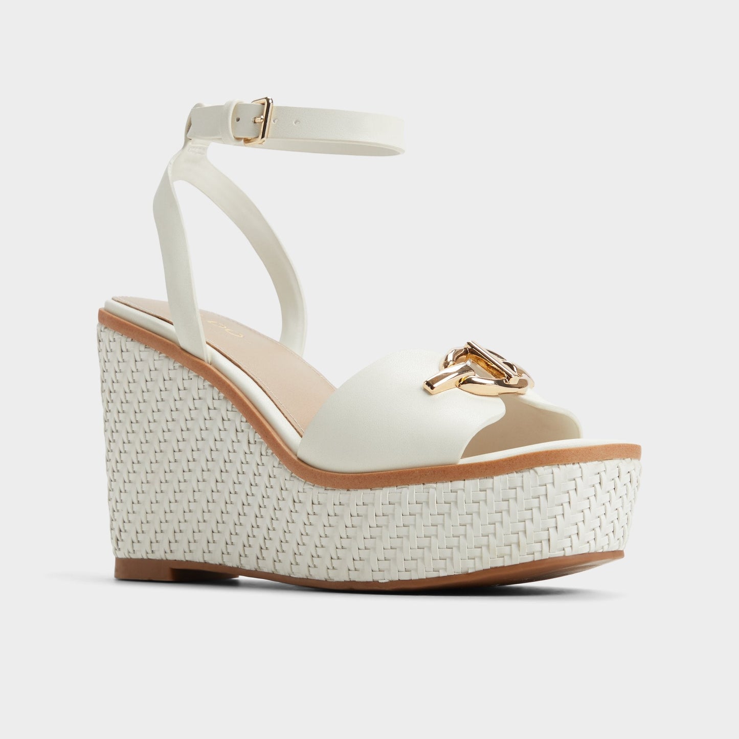 Ybylin White Women's Wedges - Wedge sandal, Wedge heel Aldo White