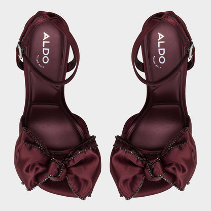 Tinsel in Bordo - Strappy heeled sandal, Stiletto heel Aldo Bordo