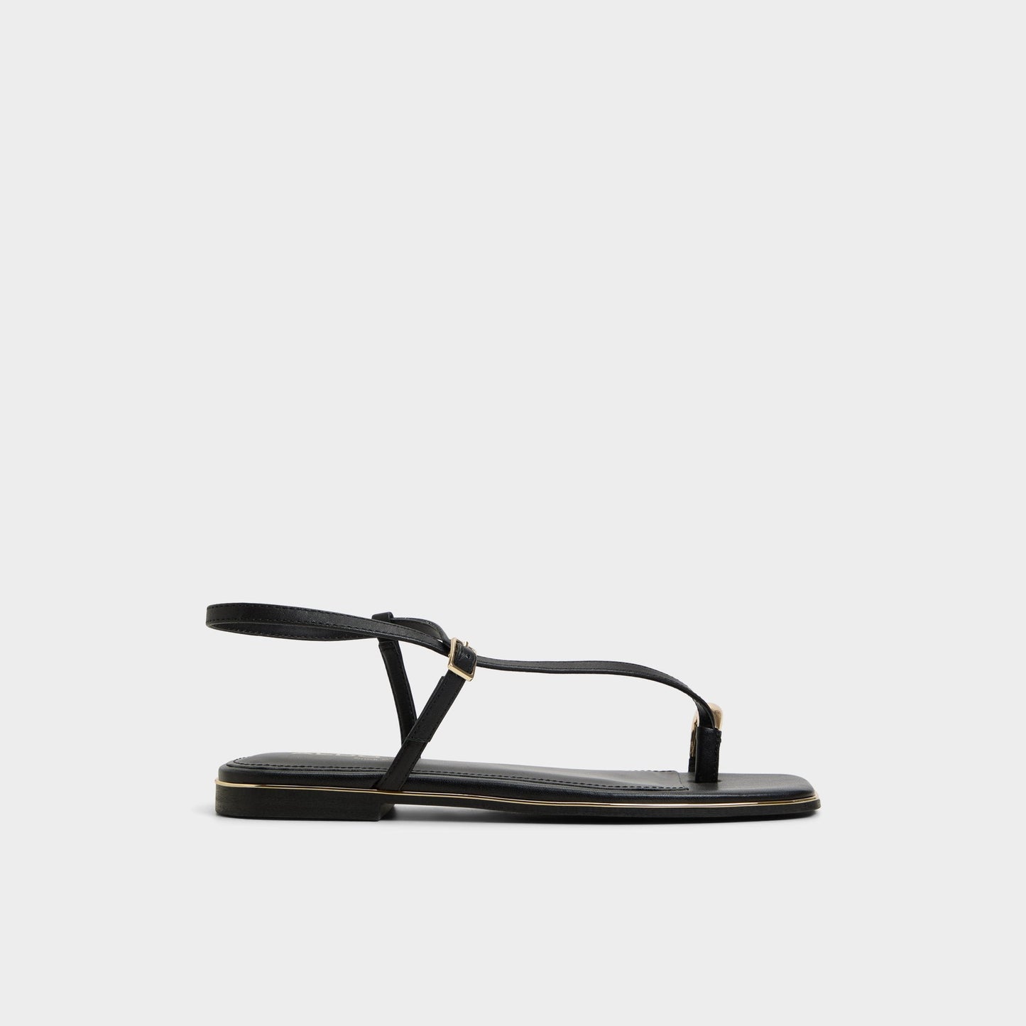 Jomalina Black Women's Flats - Strappy flat sandal Aldo Black