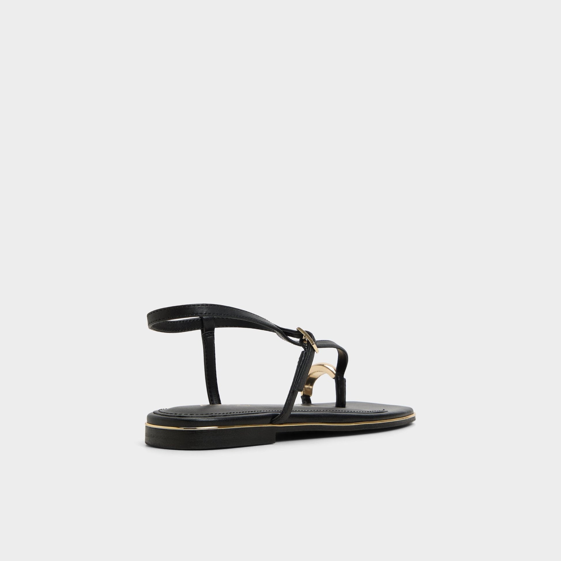 Jomalina Black Women's Flats - Strappy flat sandal Aldo Black