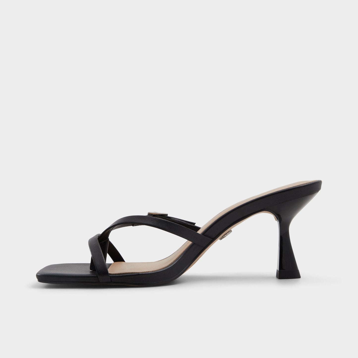 Gannever Black Women's Thong Sandals - Heeled flip flop, Stiletto heel Aldo Black
