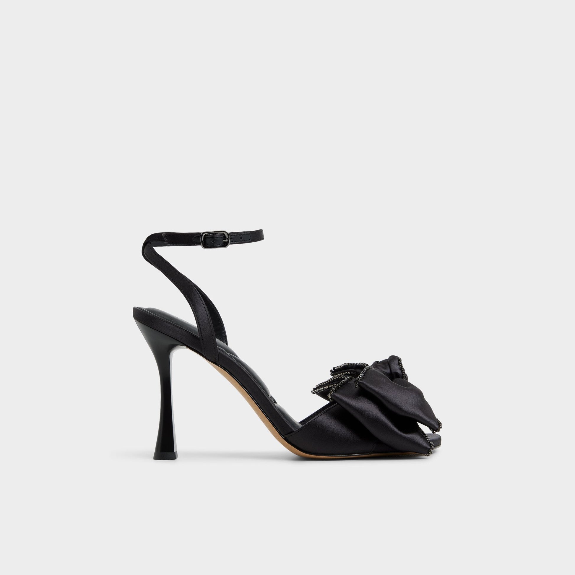 Tinsel in Black - Strappy heeled sandal, Stiletto heel Aldo Black