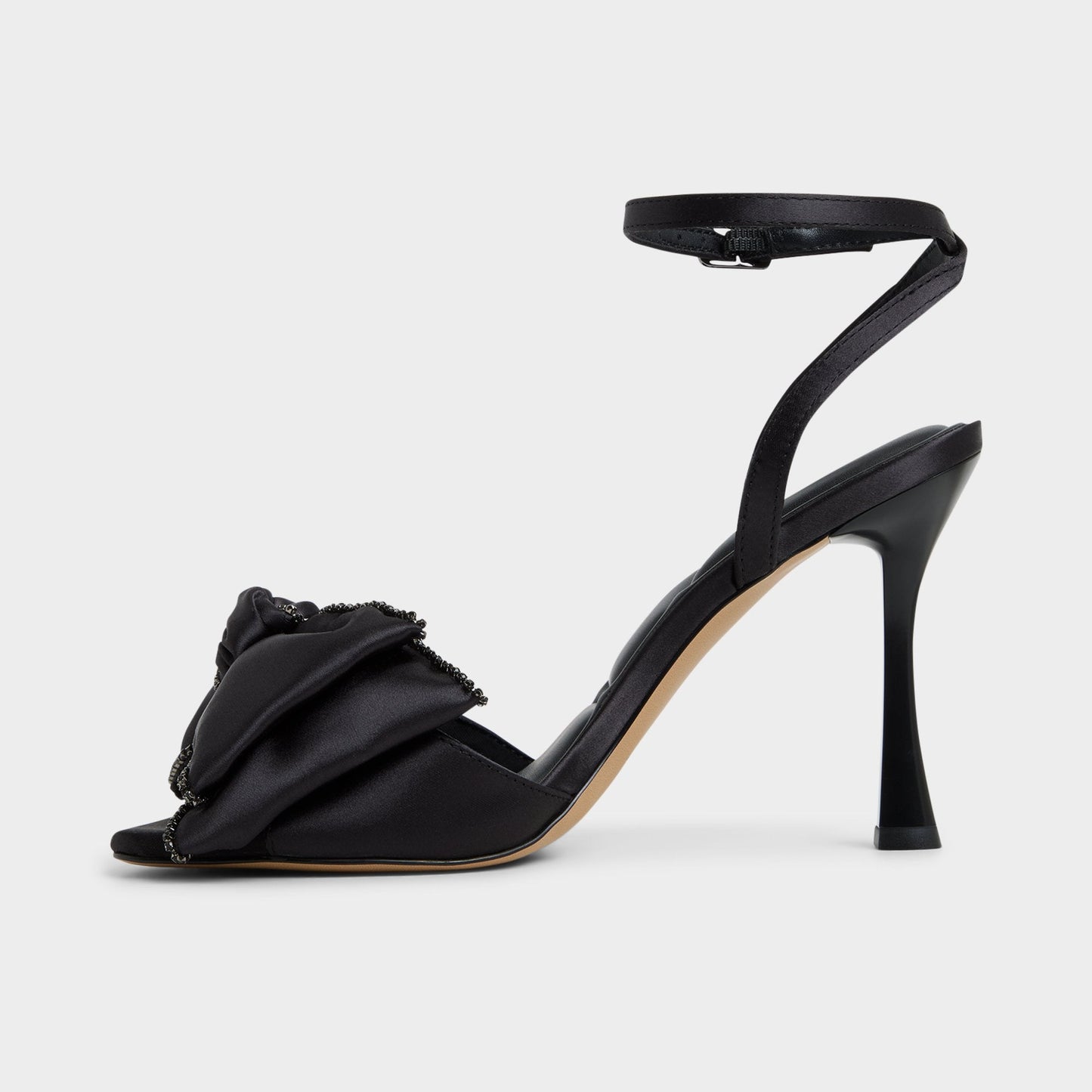 Tinsel in Black - Strappy heeled sandal, Stiletto heel Aldo Black
