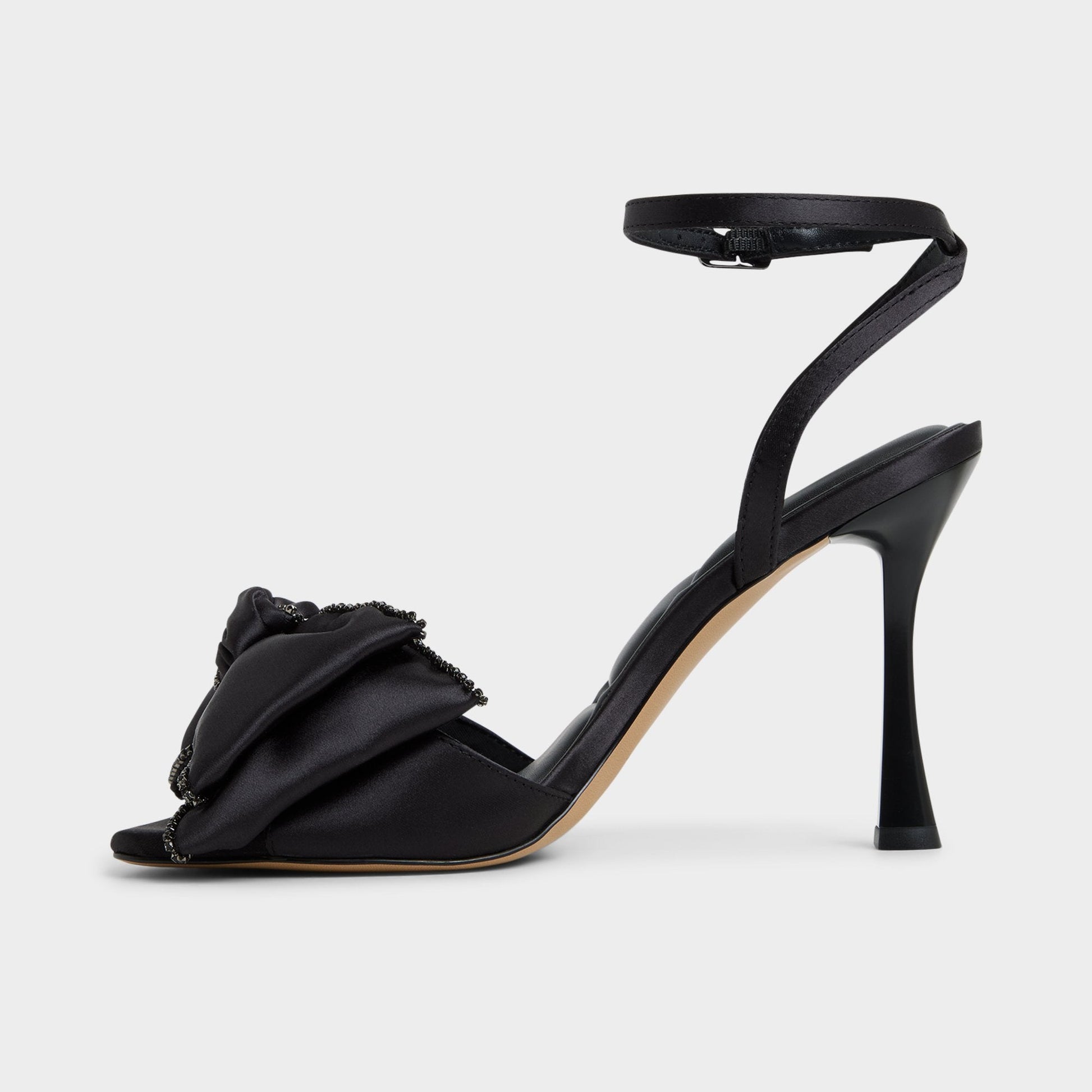 Tinsel in Black - Strappy heeled sandal, Stiletto heel Aldo Black