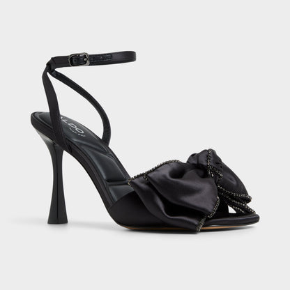 Tinsel in Black - Strappy heeled sandal, Stiletto heel Aldo Black