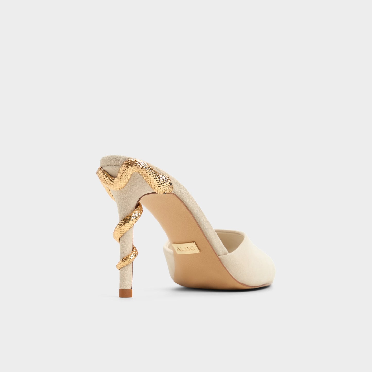 Seashella Bone Women's Heeled mules - Heeled mule Aldo Bone