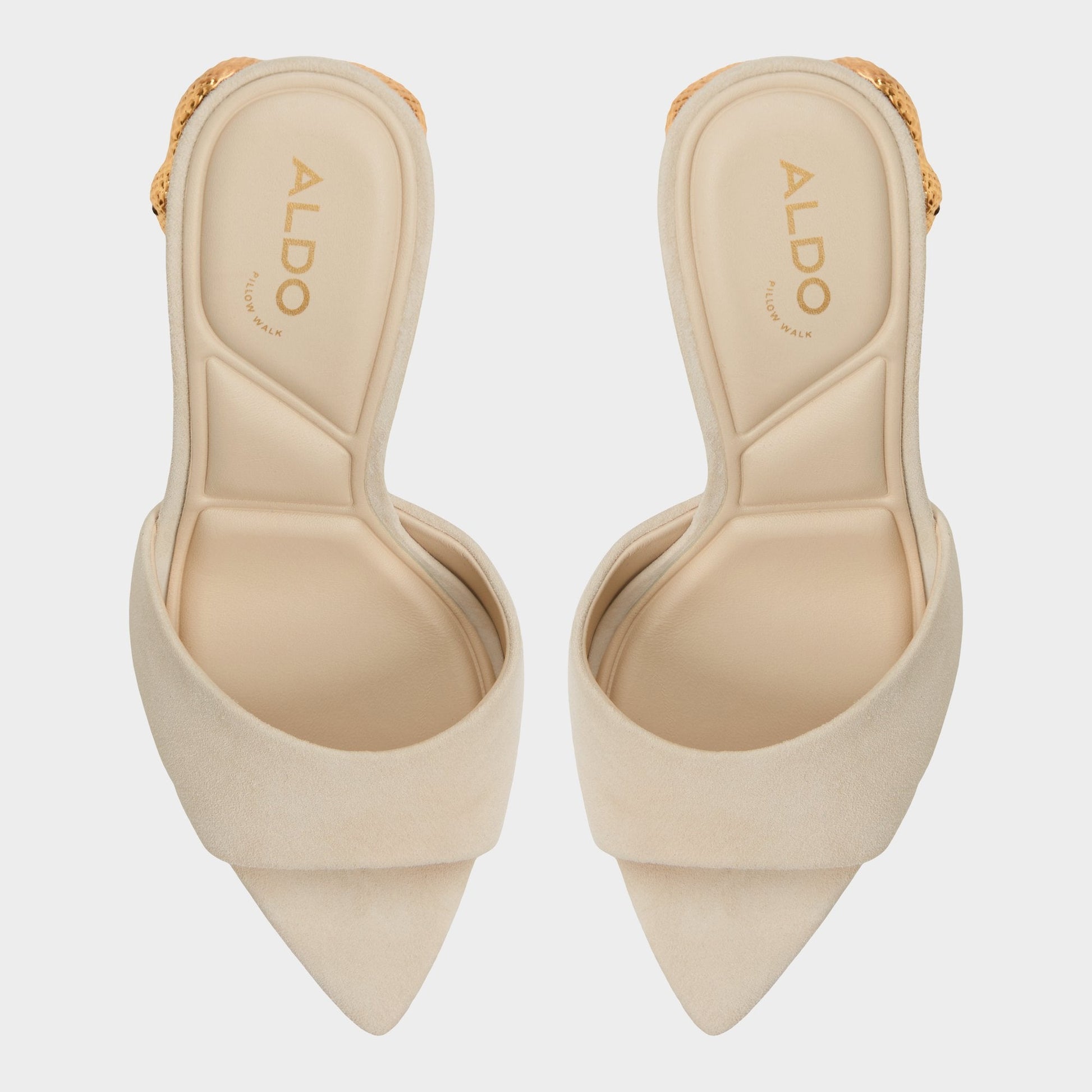Seashella Bone Women's Heeled mules - Heeled mule Aldo Bone