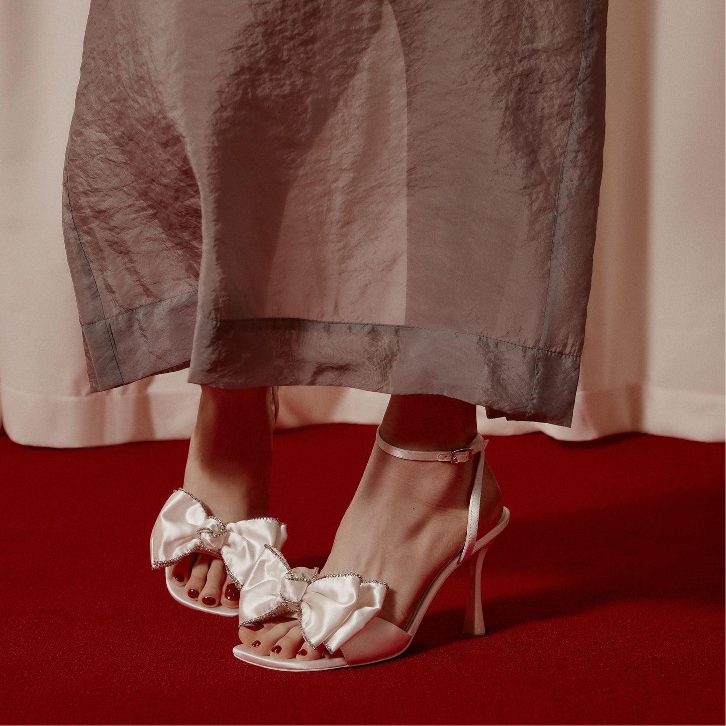 Tinsel in Other White - Strappy heeled sandal, Stiletto heel Aldo Other white
