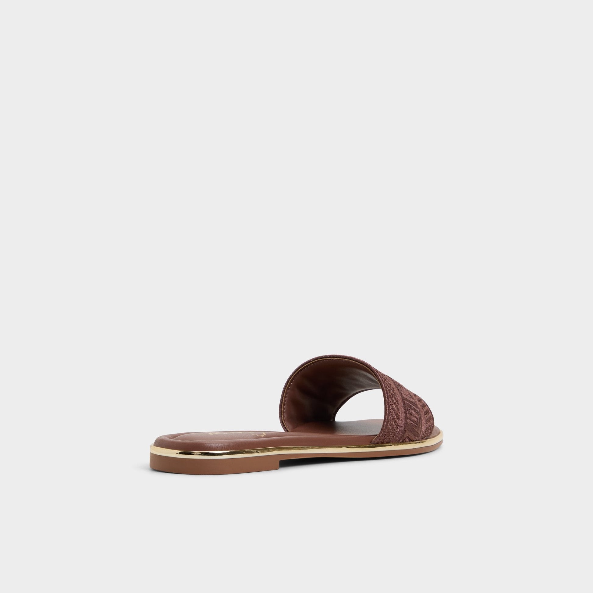 Oceania Medium Brown Women's Flats - Slide sandal Aldo Medium Brown