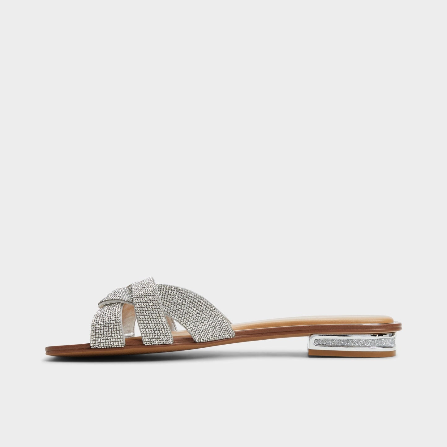 Ormeley Silver Women's Iridescent metallics - Slide sandal Aldo Silver