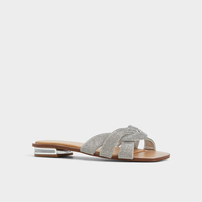 Ormeley Silver Women's Iridescent metallics - Slide sandal Aldo Silver