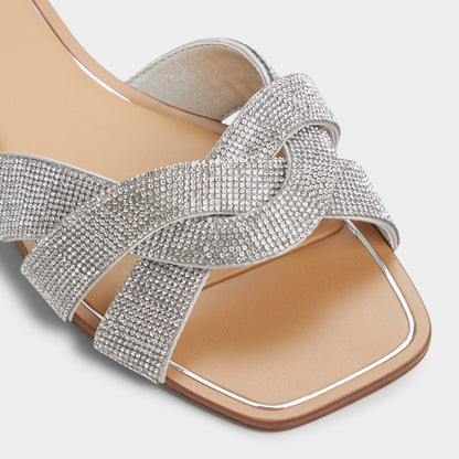 Ormeley Silver Women's Iridescent metallics - Slide sandal Aldo Silver