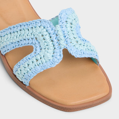 Itsandal Blue Combo Women's Flats - Slide sandal Aldo Blue Combo