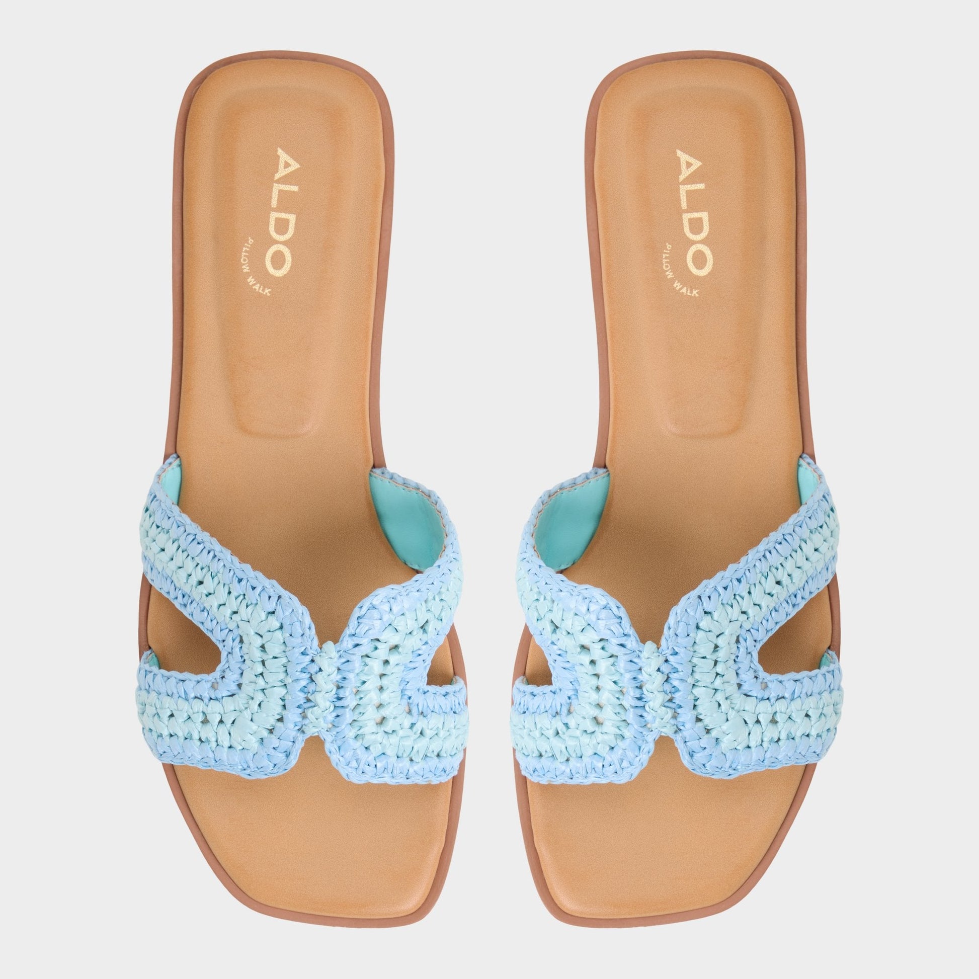 Itsandal Blue Combo Women's Flats - Slide sandal Aldo Blue Combo