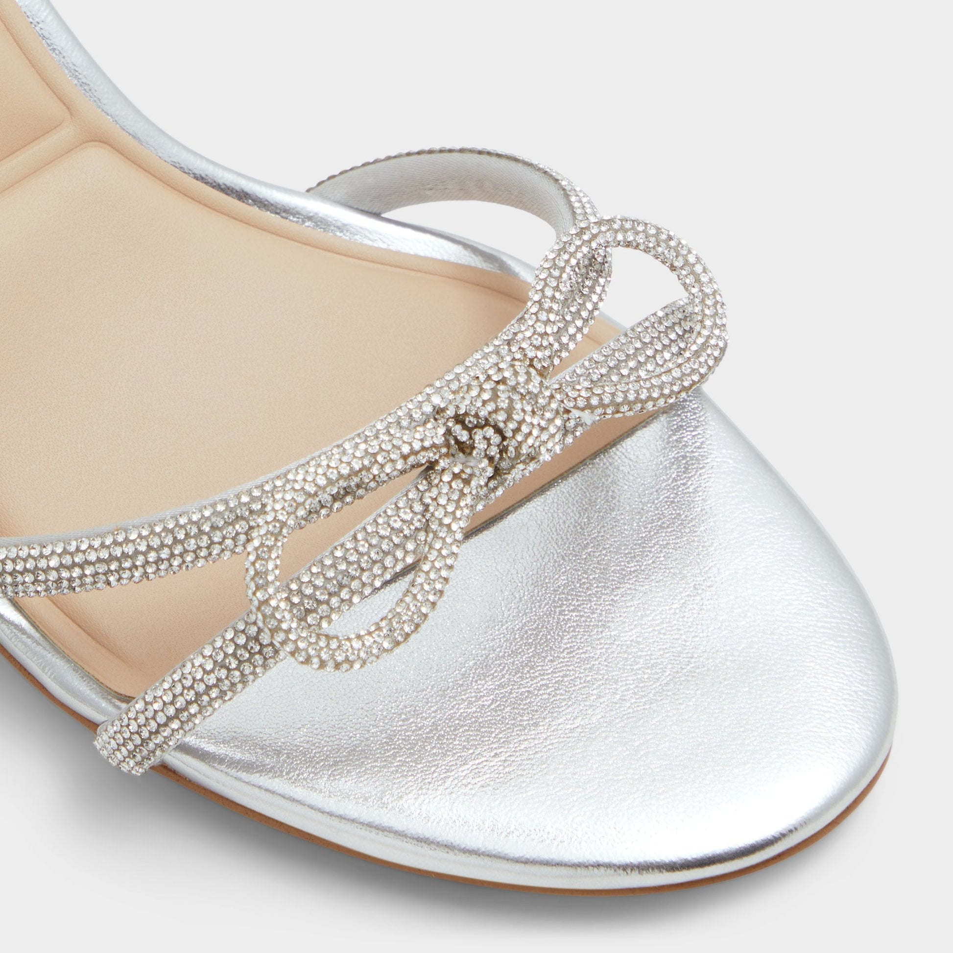 Bouclette Silver Women's Block heels - Strappy heeled sandal, Block heel Aldo Silver