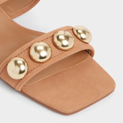 Katalena in Medium Brown - Slide sandal Aldo Medium Brown