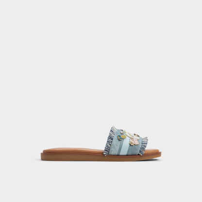 Beachside Denim Women's Flats - Slide sandal Aldo Denim