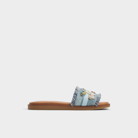Beachside Denim Women's Flats - Slide sandal Aldo Denim