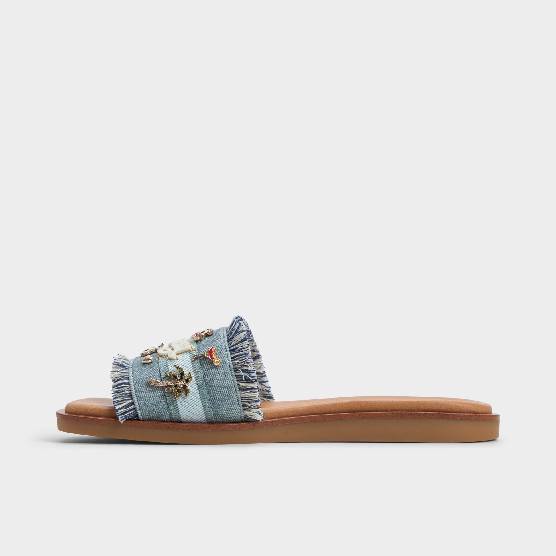 Beachside Denim Women's Flats - Slide sandal Aldo Denim